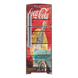 Adesivo Envelopar Geladeira Total Vintage Placa Coca Cola