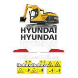 Adesivo Escavadeira Hyundai 140lc 9 Robex