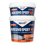 Adesivo Estrutural Epóxi Fluído 1kg Bicomponente Chapa Pedra