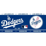 Adesivo Externo Los Angeles Dodgers 20cm X 10cm retang 