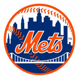 Adesivo Externo New York Mets 10cm X 10cm Redondo
