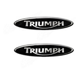Adesivo Faixa 3d Escudo Emblema Tanque Capacete Moto Triumph