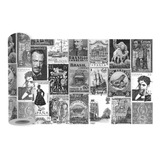Adesivo Faixa Border Vintage Selos Postais Envelope Kit B293