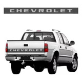 Adesivo Faixa Chevrolet Tampa Traseira Chevrolet S10 Grafite