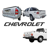 Adesivo Faixa Tampa Nome Chevrolet Pick