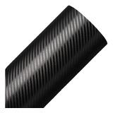 Adesivo Fibra De Carbono Preto Envelopamento Carro 5mx 1 20m
