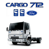 Adesivo Ford Cargo 712 Cummins Emblema Resinado 17582 Cor Azul