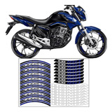 Adesivo Friso Cg Titan 160 Honda Roda Interno E Externo Kit