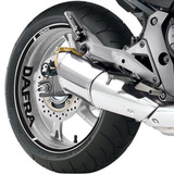 Adesivo Friso Refletivo Roda Moto Dafra Cityclass 200i Preto