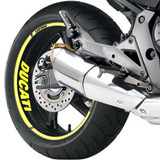 Adesivo Friso Refletivo Roda Moto Ducati