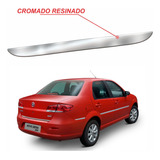 Adesivo Friso Tampa Traseira Porta Mala Cromado Siena 08 16