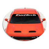 Adesivo Fueltech Para brisa Carro Tuning Rebaixado Branco