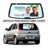 Adesivo Furadinho Bolsonaro Tarcisio 10 Unid 70x35cm