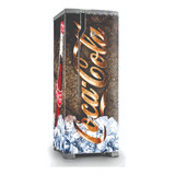 Adesivo Geladeira Envelopamento Total Bebida Coca Cola