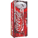 Adesivo Geladeira Envelopamento Total Refrigerante Coca Cola