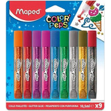 Adesivo Glitter Maped Color Peps Blister X9 Tubos