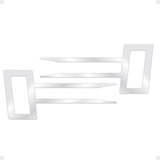 Adesivo Grade Frontal Compatível Ecosport 2007 2009 Cromado