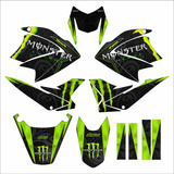 Adesivo Gráfico Moto Bros 0 20mm Moto Cross Trilha Monster