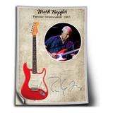 Adesivo Guitarra Mark Knopfler Stratocaster Auto Colante A4