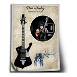 Adesivo Guitarra Paul Stanley Ibanez Ps 120 Auto Colante A4