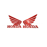 Adesivo Honda Asas Vermelho Tanque