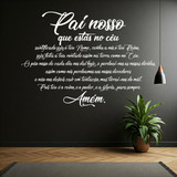 Adesivo Impressão Digital Pai Nosso Evangélico 1 70x1 50m