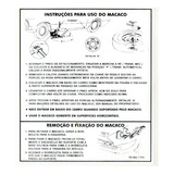 Adesivo Instrucoes Do Macaco