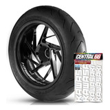 Adesivo Interno De Roda Escrita Kawasaki Ninja 400 Roda 1
