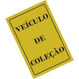 Adesivo Interno Veículo De Coleção Carro Antigo 9x6 Cm