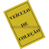 Adesivo Interno Veículo De Coleção Carro Antigo