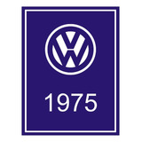 Adesivo Interno Vw Ano 1975 Volkswagen Carro Antigo Fusca