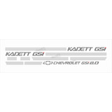 Adesivo Kadett Gsi 2 0 16v Faixa Lateral Cinza Kdtgsi2