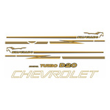 Adesivo Kit Faixa Chevrolet Silverado Conquest 00 Sv003