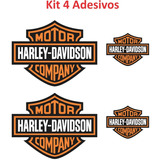 Adesivo Kit Harley Davidson Motos Capacetes