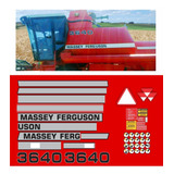 Adesivo Massey Ferguson Mf 3640 Colheitadeira