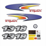 Adesivo Mercedes Benz 1318 Emblema Resinado Truck 18142 Cor Não Se Aplica