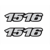 Adesivo Mercedes Benz 1516 Par Emblema Resinado 55 Fgc