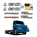 Adesivo Mercedes Benz L 1318 Emblema Resinado Top 18144 Cor Não Se Aplica