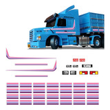 Adesivo Miniatura 1 32 Faixa Scania 113 Lilás Colecionismo