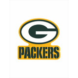 Adesivo Nfl Packers Futebol Americano Resinado