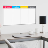 Adesivo Organizador De Tarefas Quadro Kanban