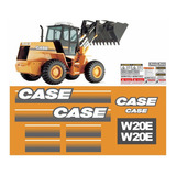 Adesivo Pá Carregadeira Case W20e Até 2011 Kit Completo