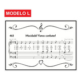 Adesivo Papel De Parede 1 Partitura Hinário Hino Ccb