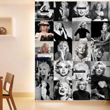 Adesivo Papel Parede Cinema Filme Marilyn Monroe Fotos Mm3