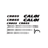 Adesivo Para Bicicleta Caloi Cross Preto Frete Grátis Preto