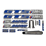 Adesivo Para Bicicleta Gts M3 Mtb Racing Frete Grátis Azul