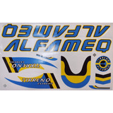 Adesivo Para Bicicleta Mtb Alfameq Tirreno Verde Laranja