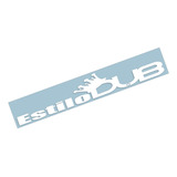 Adesivo Para Brisa Estilo Dub Carro Rebaixado Som 58cm