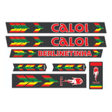 Adesivo Para Caloi Berlinetinha Aro 14 1978 Vermelho