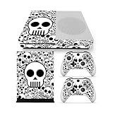 Adesivo Para Controles De Console Xbox One S Decalque De Vinil Protetor Para Microsoft Xbox One S Capa Protetora De Placa Frontal Para X Box S Caveira Branca